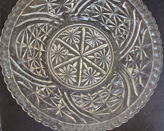 Anchor Hocking Stars and Bars Serving Platter