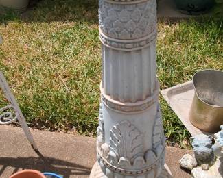 Neoclassical Style Cast Stone Pedestal