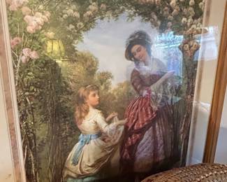 Print of 'A Garden Stroll' by Auguste Toulmouche
