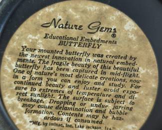 Nature Gems Butterfly Paperweight