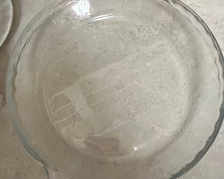 Anchor Hocking Clear Glass Pie Plate