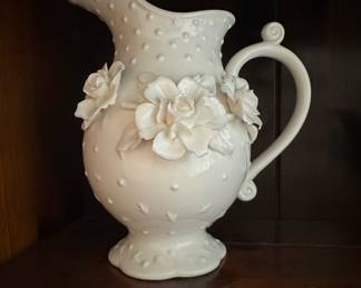 Antique Reflections floral pitcher