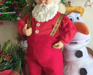 Jingle Bell Rock Animated Dancing Santa Claus Figure 1998