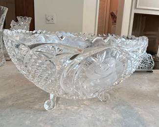 Crystal Footed Bowl