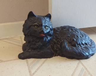 Vintage Hubley Cast Iron Cat Doorstop