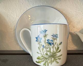 Portmeirion Botanic Garden Bellflower Cup and Saucer