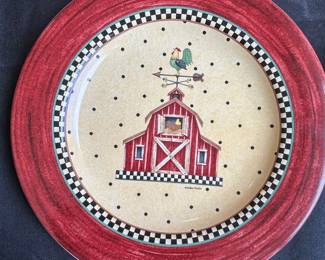 Debbie Mumm Weathervane Salad Plates by Sakura