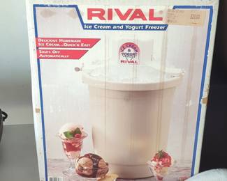Rival 6-Quart Electric Ice Cream and Yogurt Freezer