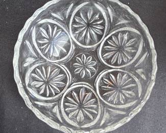 Clear Glass Berry Bowl