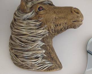 Vintage Fraser Art / Bossons Horse Head Wall Plaque