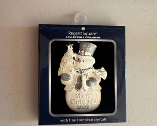 Lenox "Merry Snowman" Ornament 2022