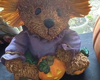 Boyds Bears "Fall Harvest" Teddy Bear Figurine