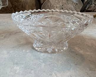 Crystal Pedestal Bowl