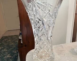 Cut Crystal Vase
