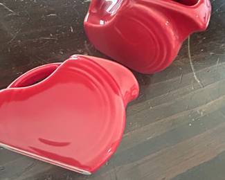 Fiesta Scarlet Mini Disc Pitcher set