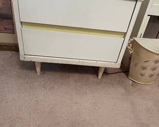 Mid-Century Modern Two-Drawer Nightstand by Johnson Carper