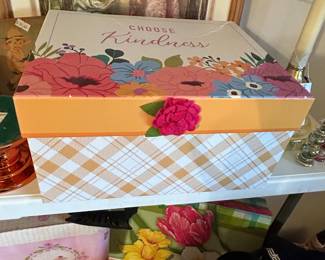 Rifle Paper Co. "Choose Kindness" Floral Keepsake Box