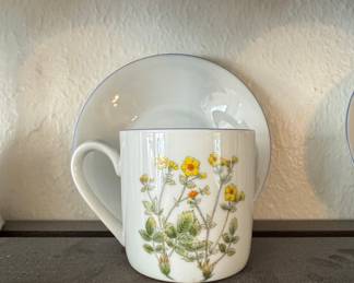 Royal Domino Collection "Sunrise" Coffee Cup and Saucer