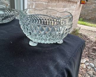Glass Footed Bowl