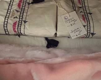 Boho-Style Embroidered Comforter and Sham Set