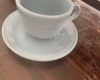 Fiesta Periwinkle Teacup and Saucer Set