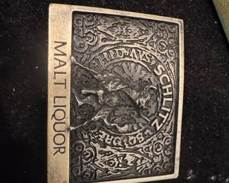 Vintage Schlitz Malt Liquor Belt Buckle