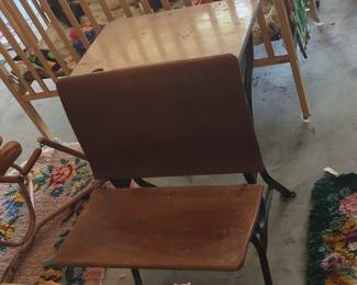 Vintage American Seating Company School Desk