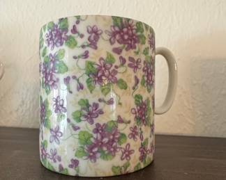 Vintage Violet Chintz Mug
