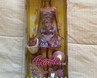 Mattel Easter Pretty Barbie Doll 2008