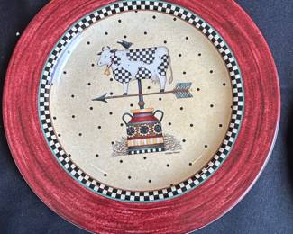 Debbie Mumm Weathervane Salad Plates by Sakura