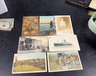 Collection of World War I postcards