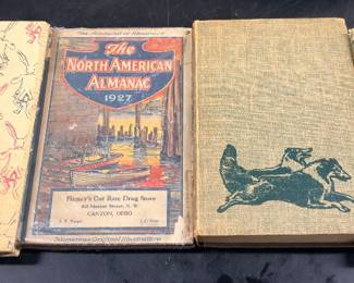 Several sets and groups of antique books