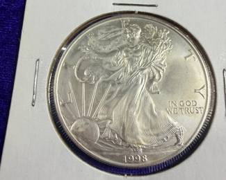 1 ounce pure silver eagle