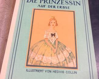 1929 deluxe edition of the princess and the pea by Hans Christian Anderson