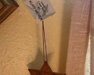 Kurt Meyer Handcrafted Wooden Star of David Ornament