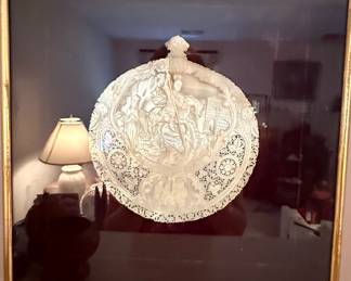 Carved Mother of Pearl Saint George Plaque