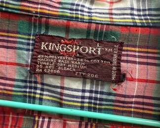 Kingsport Vintage Plaid Button-Down Shirt