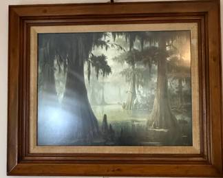 Dalhart Windberg "Cypress Mist" Landscape Print