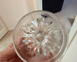 Vintage Anchor Hocking Wexford Footed Dessert Bowls