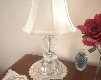 Crystal Stacked Table Lamp