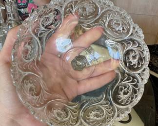 Fostoria Glass Company 'Versailles' Pattern Compote or Serving Dish