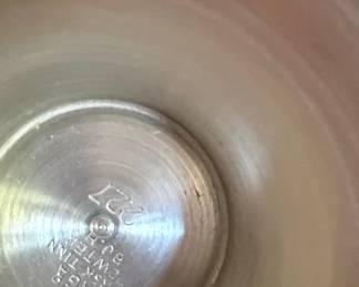 Vågå Norsk Tinn Pewter Covered Sugar Bowl