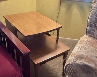 Mid-Century Modern Heywood Wakefield "Old Colony" Solid Maple Step End Table