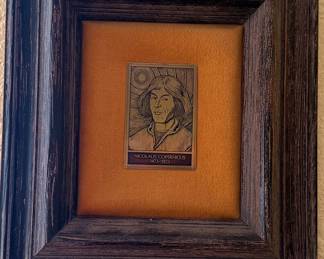 Nicolaus Copernicus 1473-1973 Commemorative Silver Art Bar