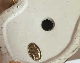 Vintage Porcelain Robin Figurine on Branch