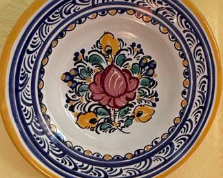 Talavera Style Hand-Painted Decorative Plate