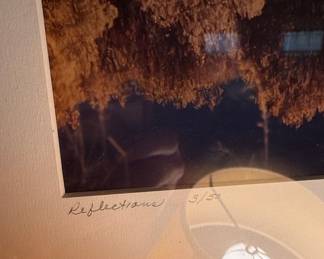 Paula Crane Signed Limited Edition Etching 'Reflections Series'