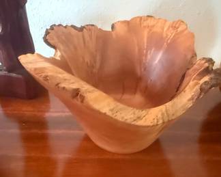 Skardken Hand-Turned Maple Burl Bowl
