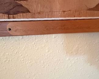 Pemaquid Point Lighthouse Wood Marquetry Plaque by Jeff Nelson