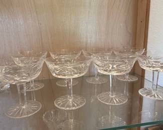 Vintage Waterford Crystal Ashling Champagne Coupes